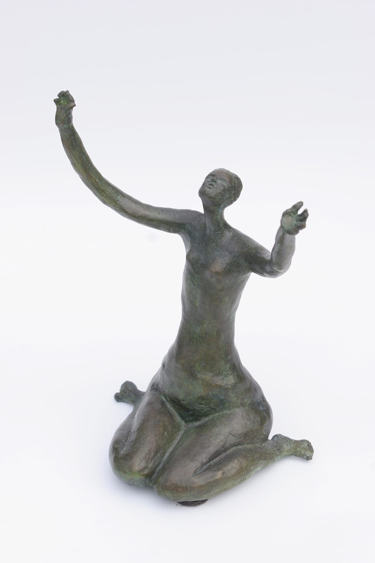 Sculpture en bronze, 'Louange'